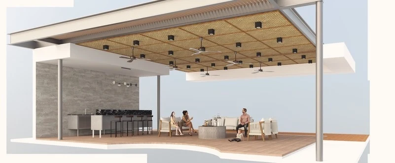 Pavilion study · original design visualization