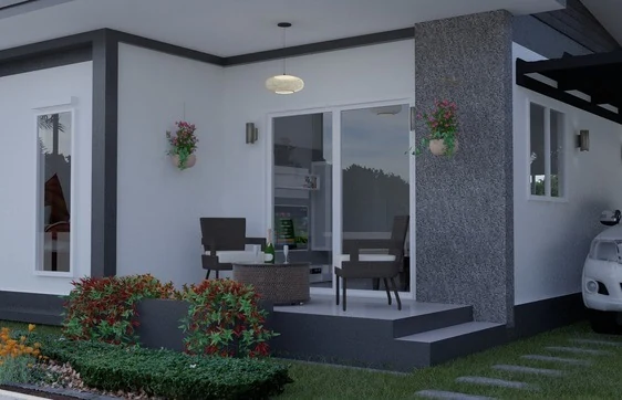 Terrace detail · design visualization